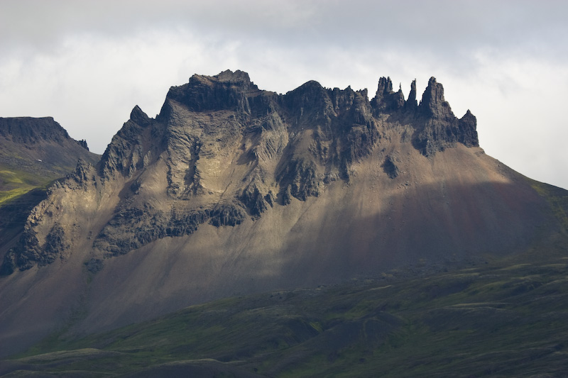 Sunlight On Rock Spires